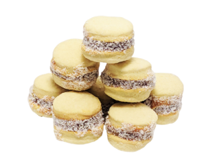 Alfajorcitos de maicena con dulce de leche