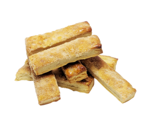 Galletas de hojaldre con azúcar